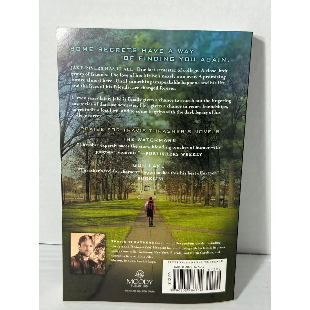Admission by Travis Thrasher A Novel Fiction Suspense Book